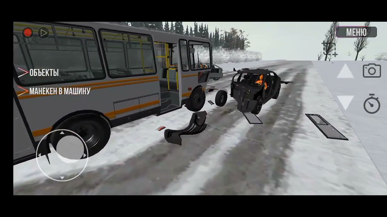 двойной удар. (ВАЗ краш тест симулятор 2) - YouTube