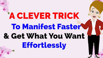 Abraham Hicks ~ A CLEVER TRICK  To Manifest Faster & Get What You Want Effortlessly ★🧡MUST TRY🧡★