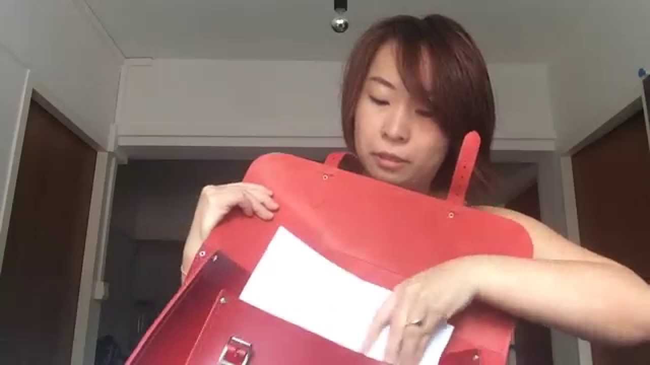 red satchel backpack