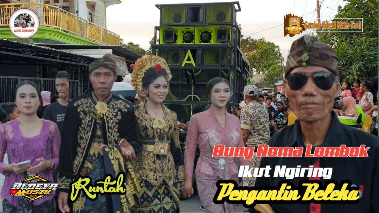 Bung Roma Irama Lombok Ikut Ramaikan Acara Iring Pengantin Di Beleka Lombok Tengah