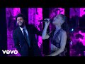 The weeknd  ariana grande  save your tears remix live at the iheartradio music awards 2021