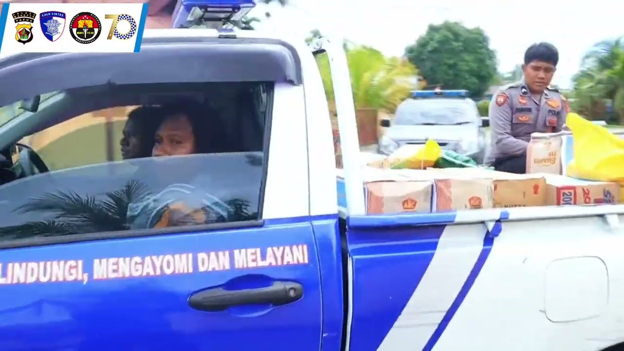 ANJANGSANA DALAM RANGKA HARI LALU LINTAS KE 70 POLRES WAROPEN.