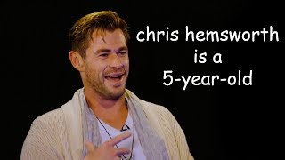 chris hemsworth is a 5-year-old