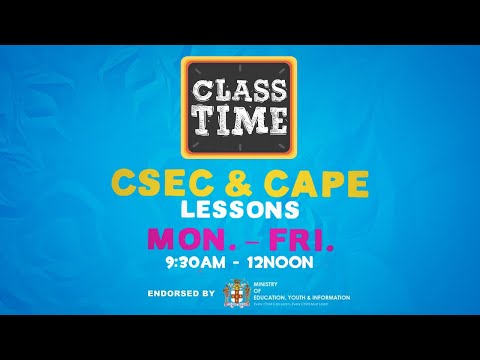 കൃഷി CSEC | ഫ്രഞ്ച് CSEC | ഇംഗ്ലീഷ് ഭാഷ CSEC - ഡിസംബർ 10 2020