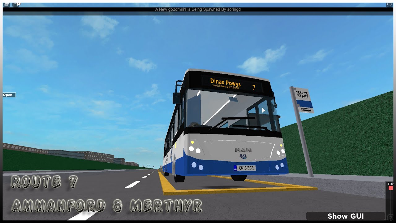 Ammanford & Merthyr | Route 7 | MAN CitySmart (Roblox)