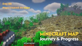 Let's Play Minecraft - Creating Map Journey and Progress Ep. 18