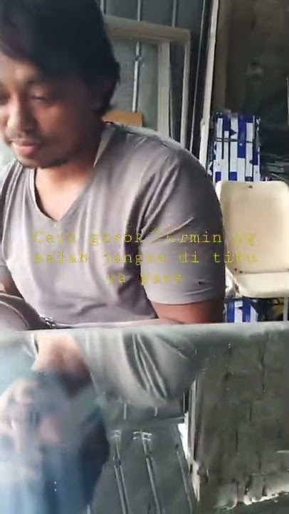 Gosok cermin ala Mr mendem