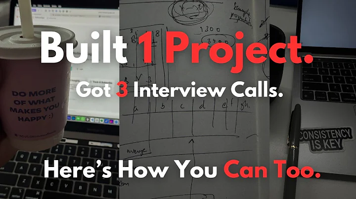 Built 1 Project. Got 3 Interview Calls. Here’s How You Can Too.