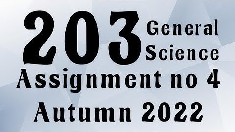 AIOU Code 203 Solved Assignment No.4 Autumn 2022 #aiou #aiousolveassignments