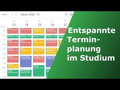 Workload und Terminplanung