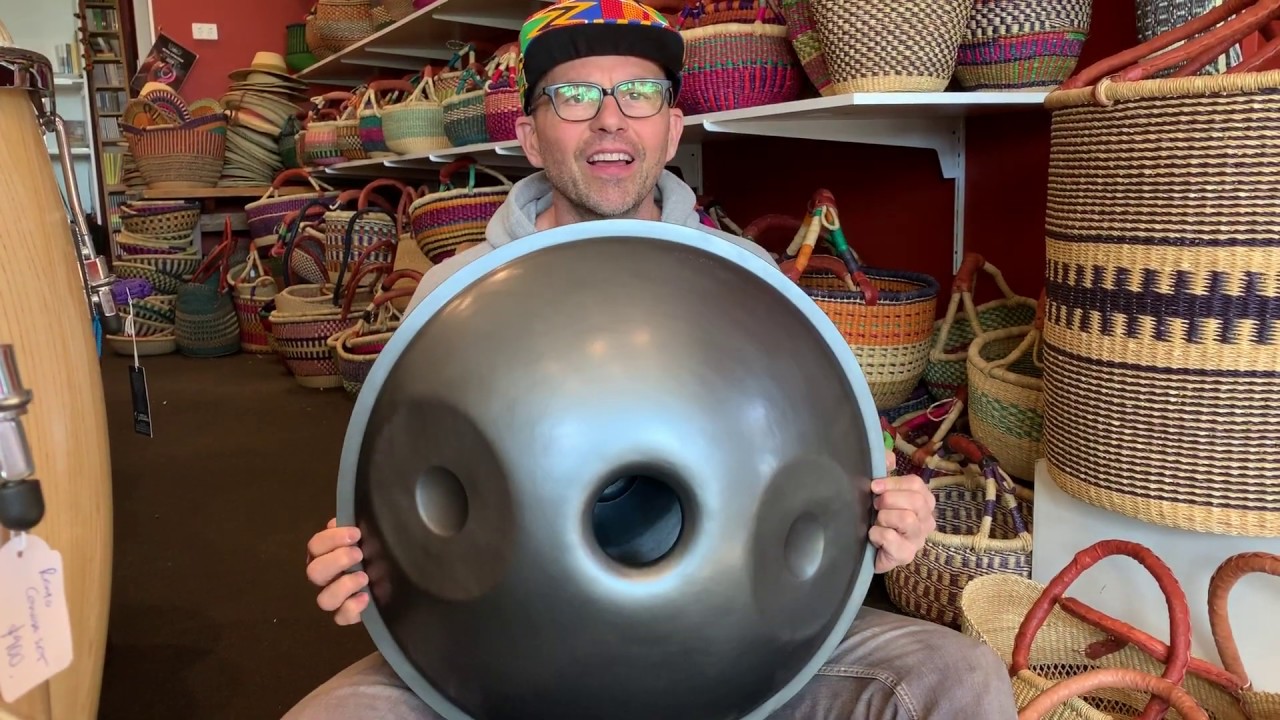 Master Series Handpan - F minor with Ten Notes! - YouTube