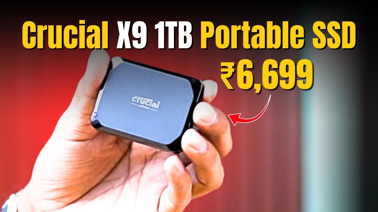 Crucial X9 1TB Portable SSD Review - Best External SSD Under 7000