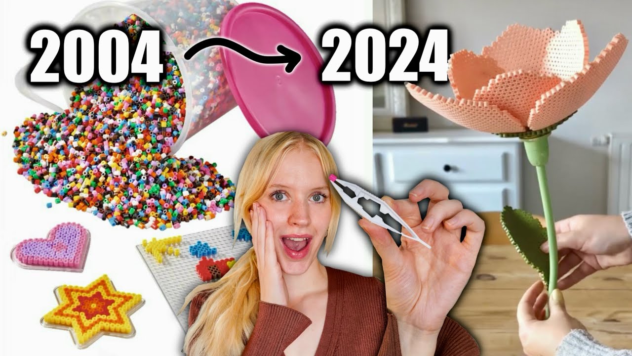 Künstlerin probiert Bügelperlen 20 Jahre später!