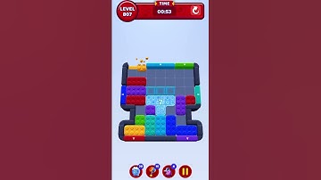 Color Block Jam Level 807 Solution Walkthrough #colorblockjam #gaming #colorblockjamgame #games
