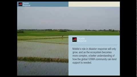 Disaster Response Introduction - Mobile and Humanitarian 101 Webinar