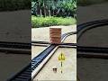 Real Train vs Mini Train 🚆🔥 | Amazing Realistic Train Scene | Big vs Small Challenge