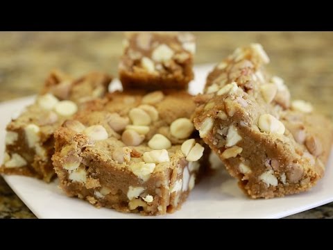 WHITE CHOCOLATE BUTTERSCOTCH BLONDIES!