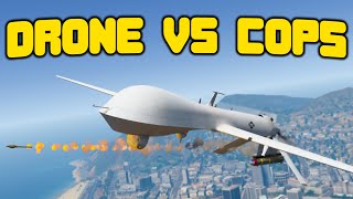 U.S. Drone VS Cops in GTA 5 RP