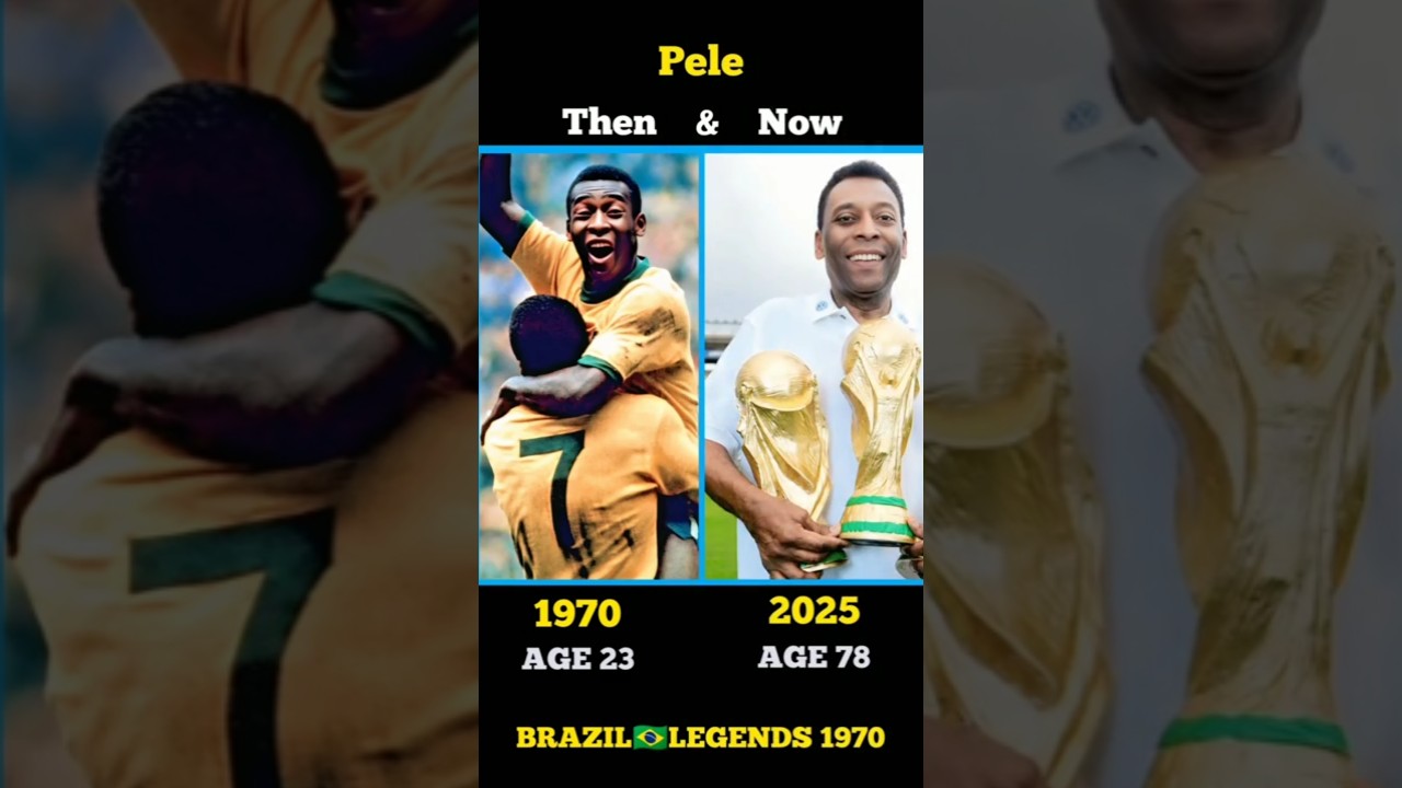 BRAZIL 🇧🇷 LEGENDS 1970 WC WINNERS EVOLUTION 2025 EDITION #worldcup #brazil #pele