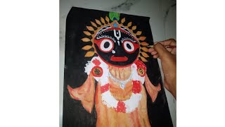 Lord Jagannath Drawing Step-By-Step ll Rathyatra Special Painting ll Acrylic Painting#art #ytshorts