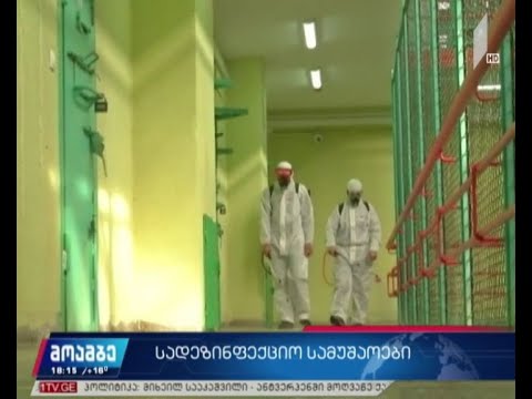 საქართველოს პენიტენციურ დაწესებულებებში სადეზინფექციო სამუშაოები მიმდინარეობს