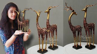 Amazing craft idea Deer showpiece/Easy recycling idea/Amazing showpiece/diy home decor/unique craft