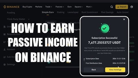How to Earn Passive Income With Idle Cash on Binance 2025 | Crypto Finance Explained