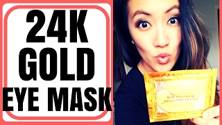 24 K GOLD EYE MASK!  |  Sarah Kwak