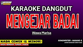MENGEJAR BADAI KARAOKE DANGDUT - WAWA MARISA