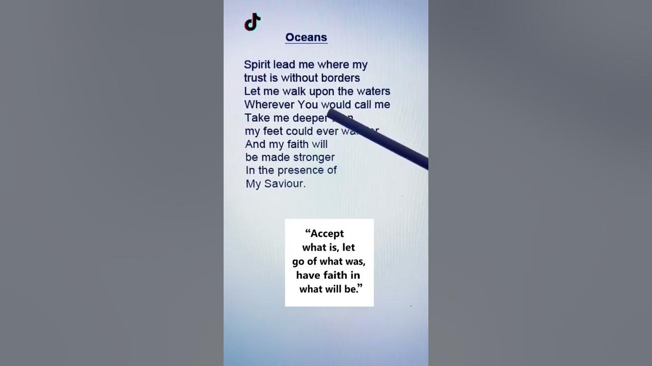 Oceans (Where Feet May Fail) - Hillsong UNITED (lyrics) in Karaoke | Sujal Khadgi🖤