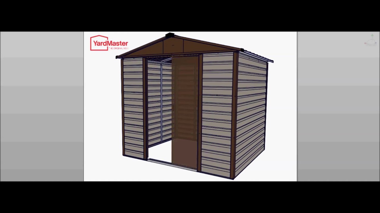 video assembly: yardmaster shiplap 10x12 tbsl metal shed