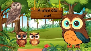 A WISE OLD OWL #kids#munna#education #moralstories #englishstory #trending
