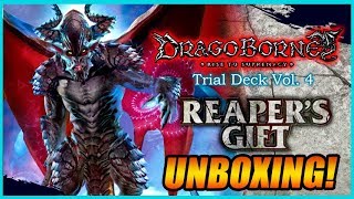 Dragoborne: Rise to Supremacy - Reapers Gift Trial Deck and Oath of Blood Booster Pack Opening!