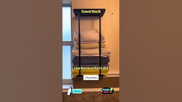 Never Run Out of Towels Again! #bathroom #towel