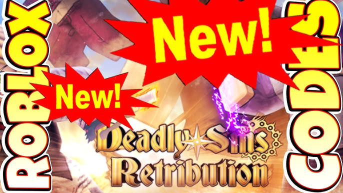 Roblox - Deadly Sins Retribution - Lista de promo codes e como resgatá-los