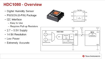 How to interface with HDC1080 humidity and temperature sensor with Arduino using I2C