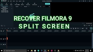 How to recover FILMORA 9 SPLIT SCREEN and how to install