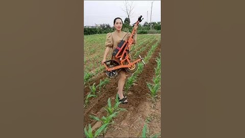 Electric weeding and trenching machine # 48 volt electric weeding machine # Elderly