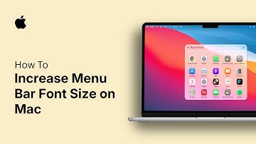 How to Increase Menu Bar Font Size on Mac