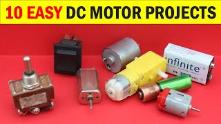 10 Creative And Easy DC Motor Projects  2023