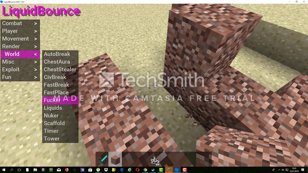 Hacky Minecraft Minecraft jak použivat hacky LiquidBounce - YouTube