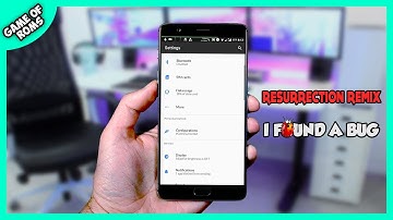 Resurrection Remix Bug Nougat 7.1.1 On OnePlus 3 / 3T