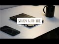 Study with Me | Mini Session (No Music) | Studying for the SAT!