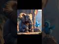 الصوص ينقذ الفيل من السقوط Chicks Save Elephant From Falling 