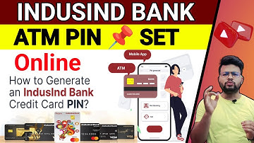 Indusind Bank ATM Card Pin Generate Mobile se | Indusind bank ka atm (Debit Card) Pin