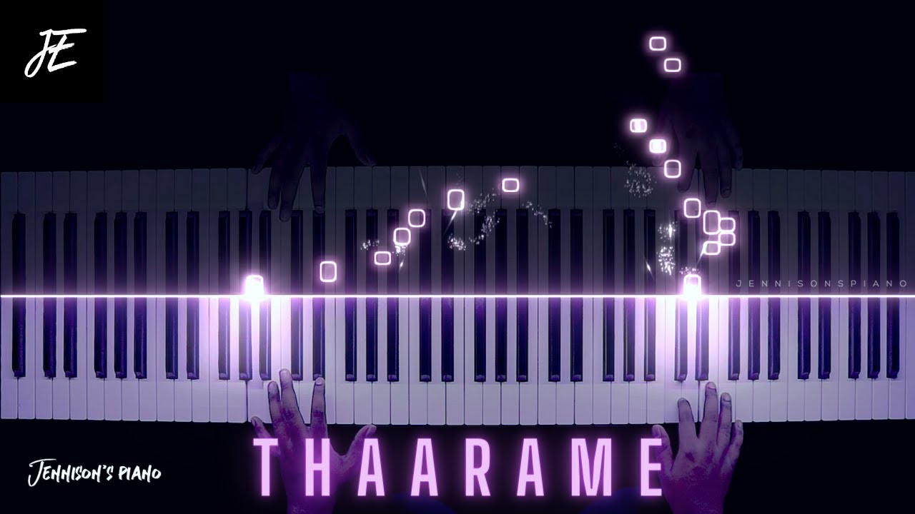 Thaarame Thaarame   Piano cover  Ghibran  Jennisons Piano  Tamil BGM Ringtone