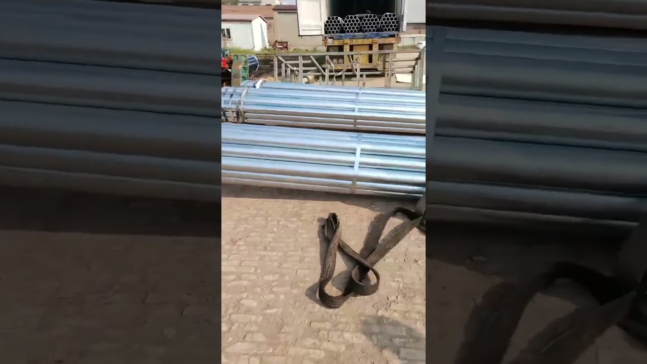 Galvanized Steel Pipe Packaging and Transport.