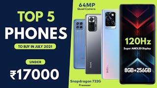 Top 5 Mobile Phone Under 17000 in July 2021 | Best Smartphone Under 17K