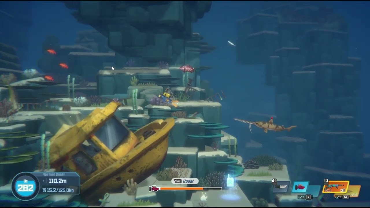 Dave The Diver Episode 24 Part 2 The Third Cave, Helicoprion And Knonosaurus Boss Fights