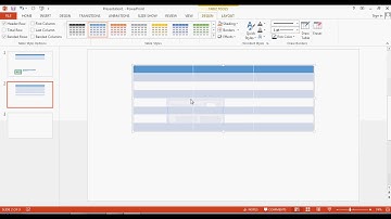 How To Insert A Table In PowerPoint - Part 9
